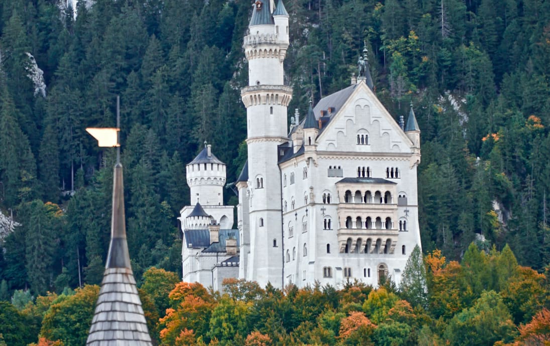 The Neuschwanstein Castle, Bavaria, Germany