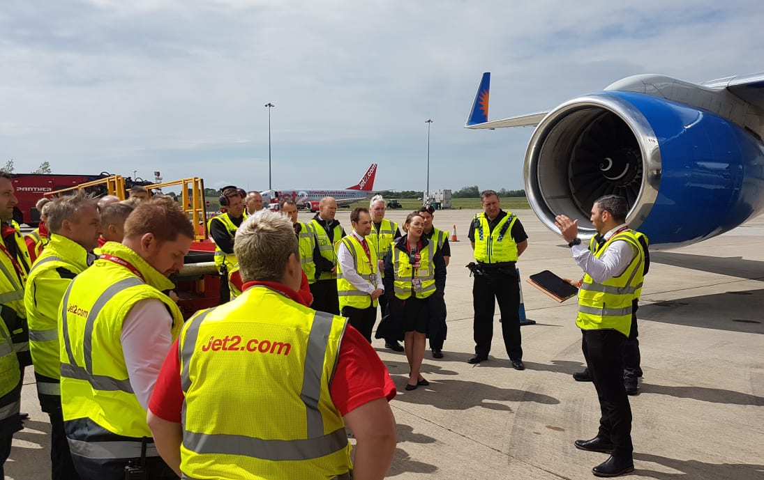 Airside driving and aircraft damage training