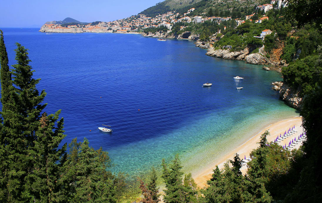 Beachside in Dubrovnik