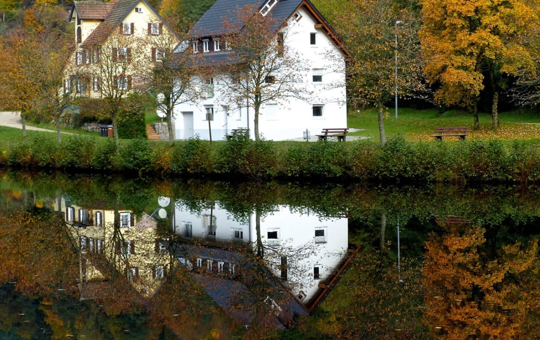 Baiersbronn on the river Murg