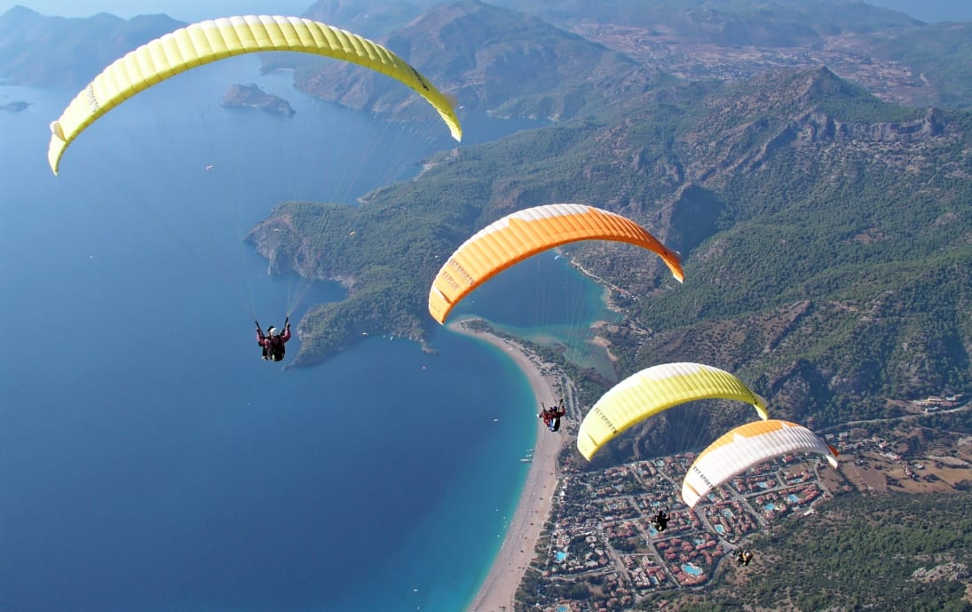 Paragliding over Ölüdeniz