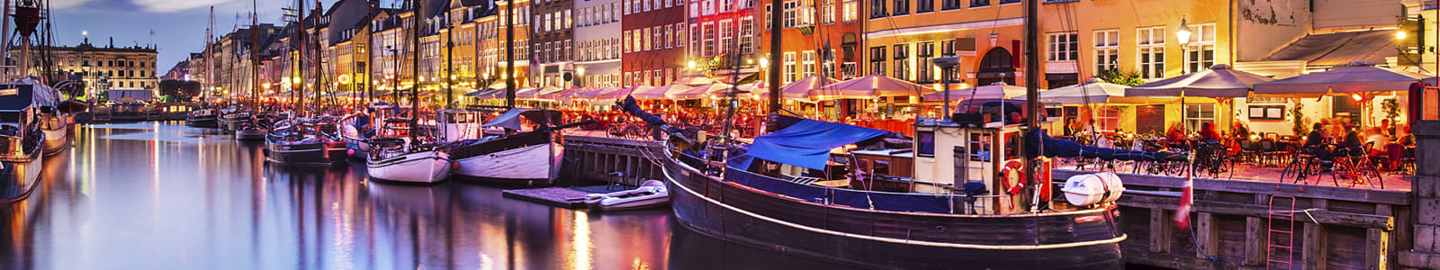 Copenhagen at night