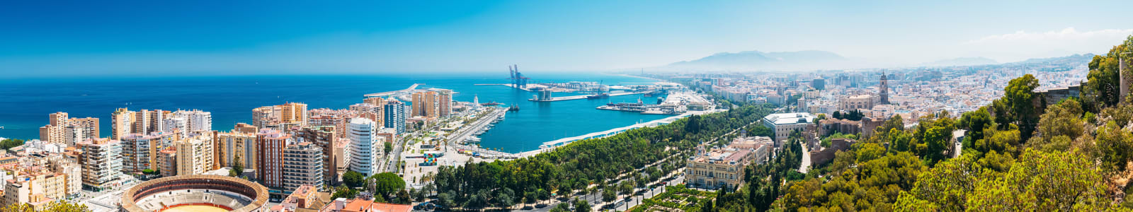 Malaga from above