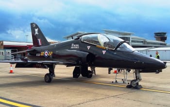 LBA Welcomes RAF Hawk Jet