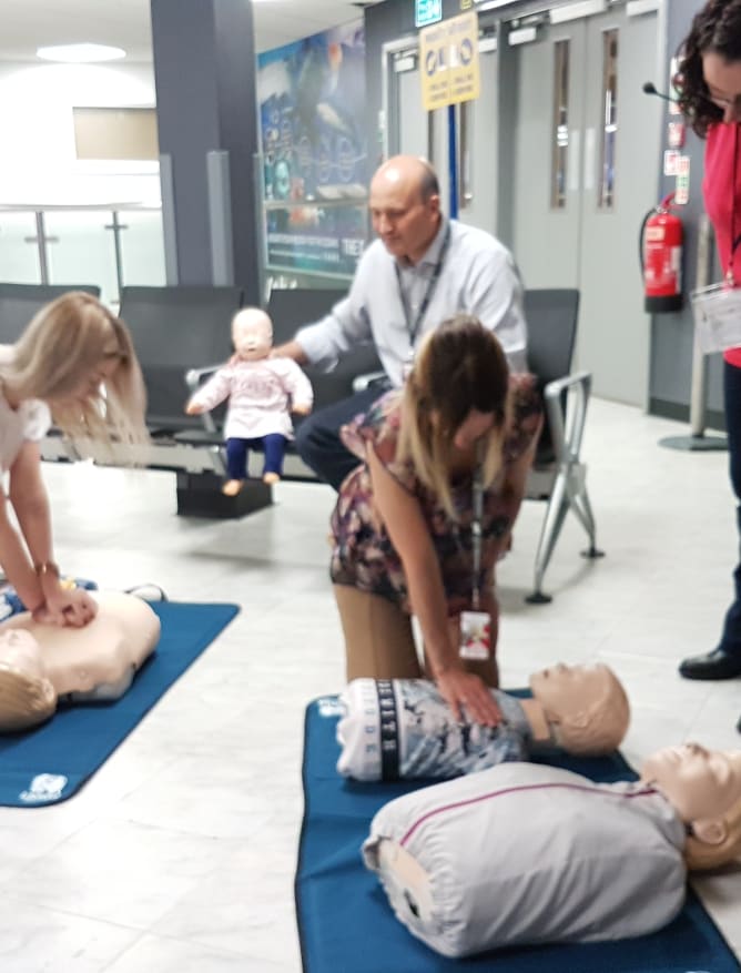 First Aid and Defibrillator training