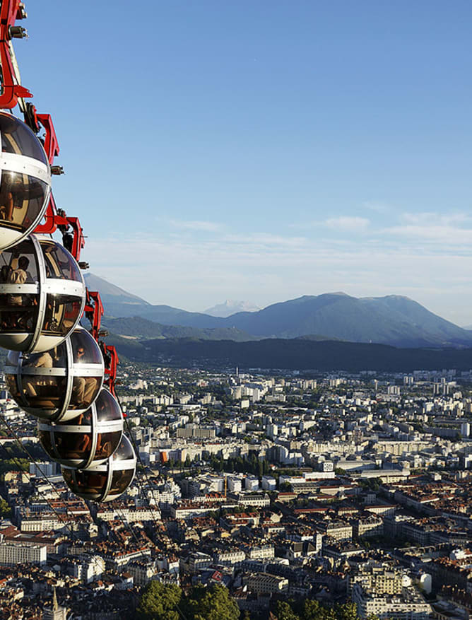 The Bastille Cable Car from Grenoble