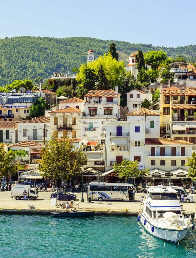 Skiathos port