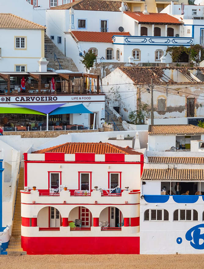 Colourful Carvoeiro in the Algarve