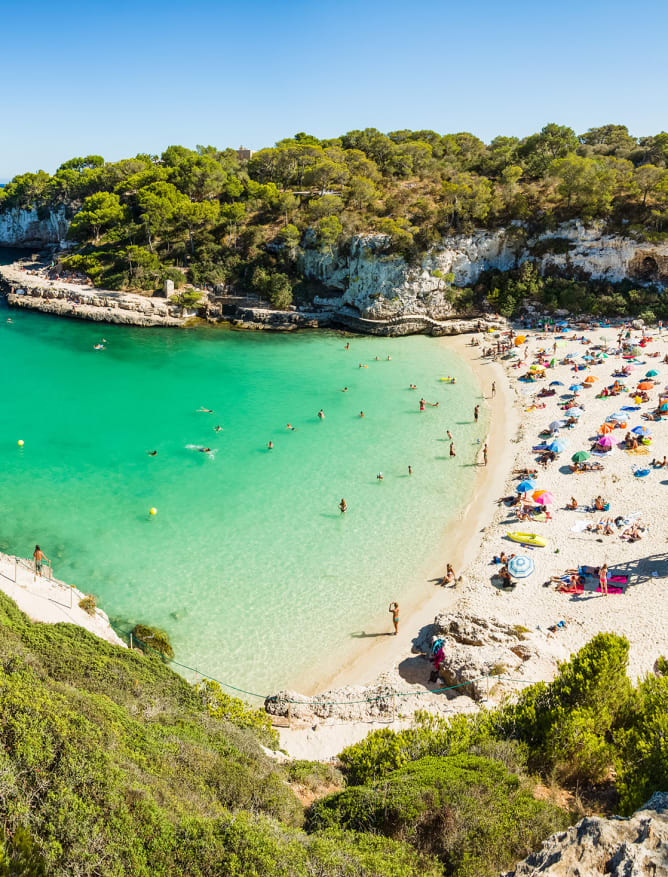 Sunbathing on the Balearic Islands