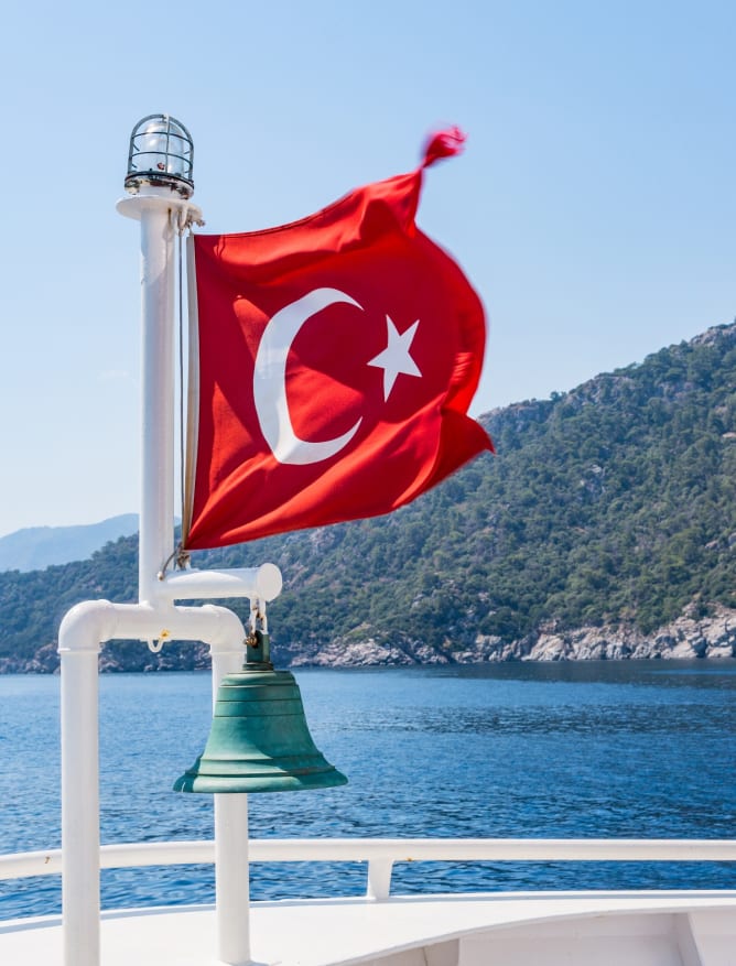 Marmaris from the sea