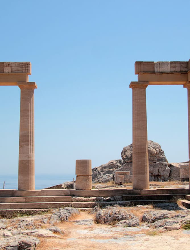 Lindos ruins