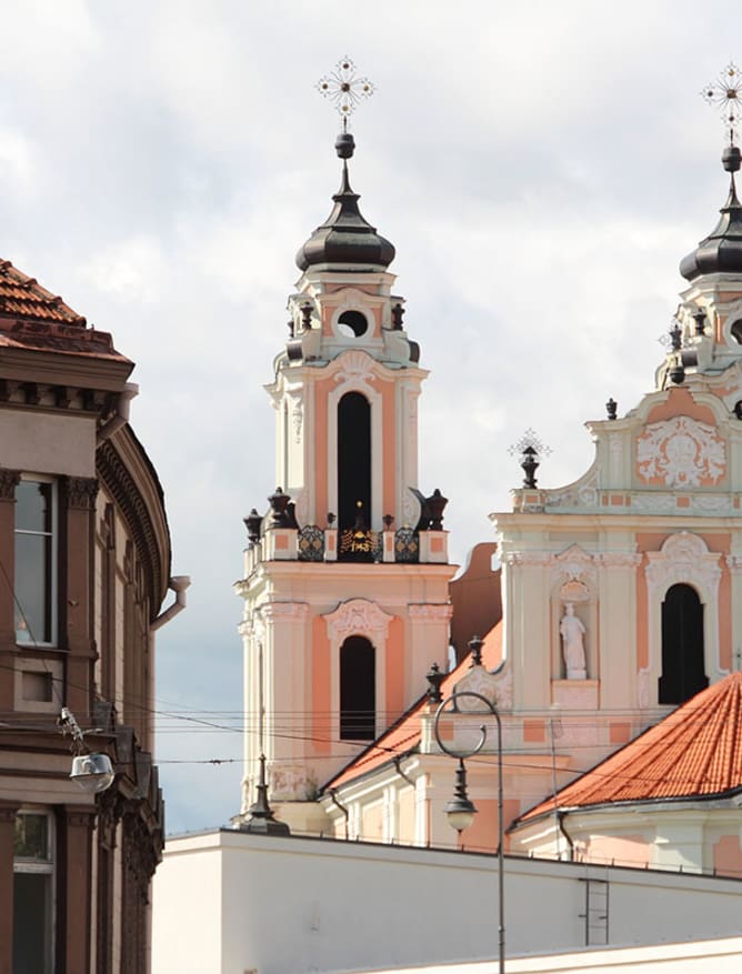 Central Vilnius architecture, Lithuania