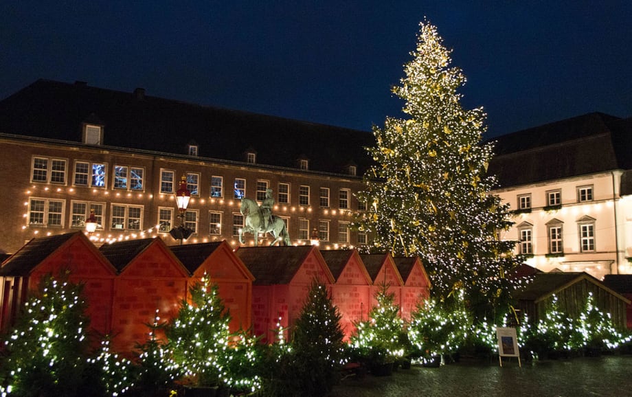 Christmas market in Dusseldorf