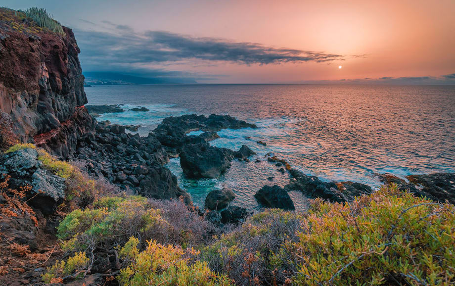 Tenerife at dusk